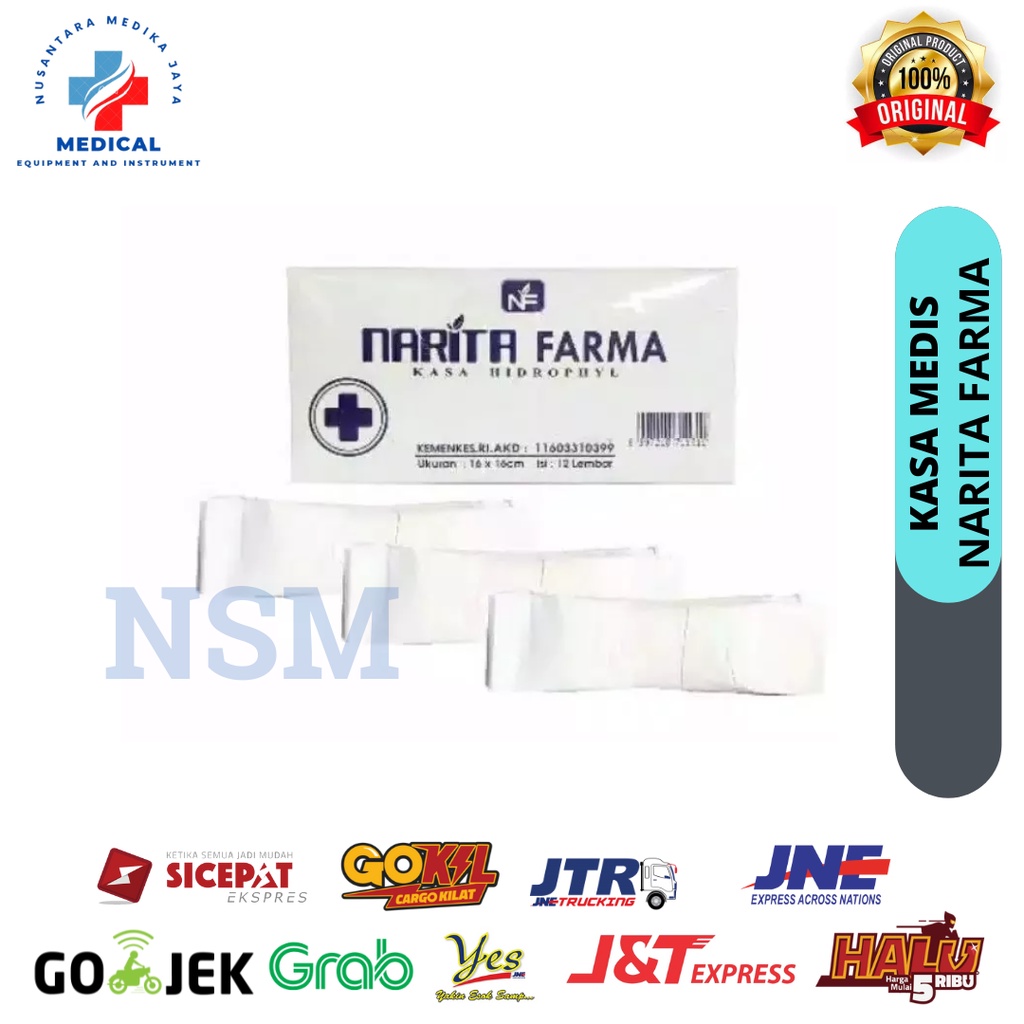 Kasa hidrofil narita farma 16 x 16cm
