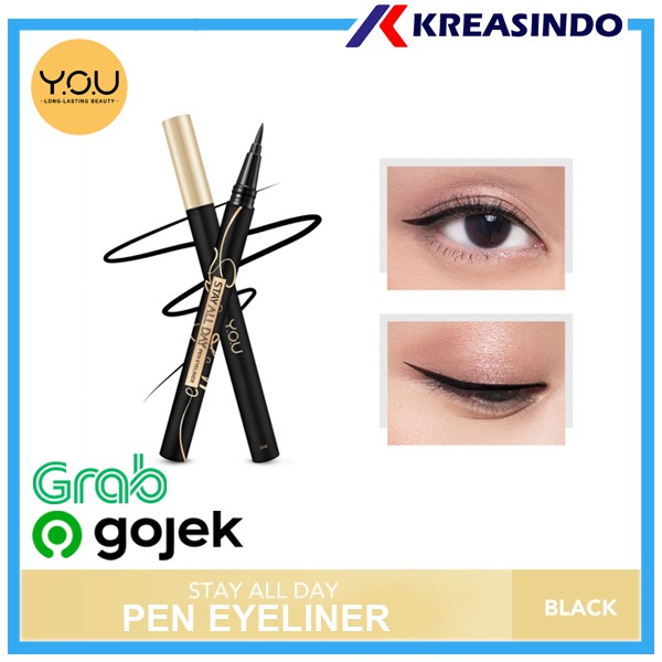 YOU Stay All Day Pen Eyeliner [ Tahan Hingga 24 Jam] Original