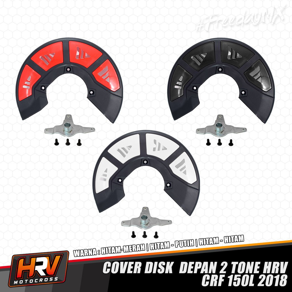 Cover Disk Disc Depan Tutup Pelindung Cakram 2 Tone HRV CRF 150L 2018