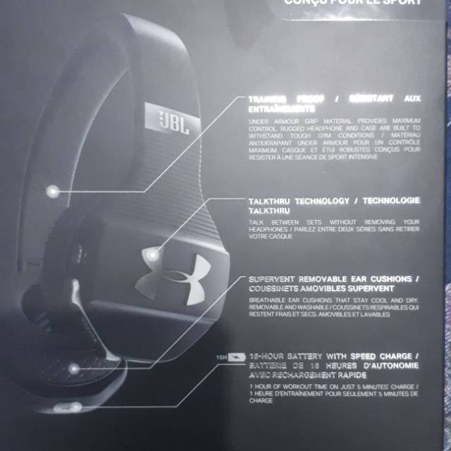 Headphone JBL x under armour wireless,bekas, under warranty BNIB,BIN