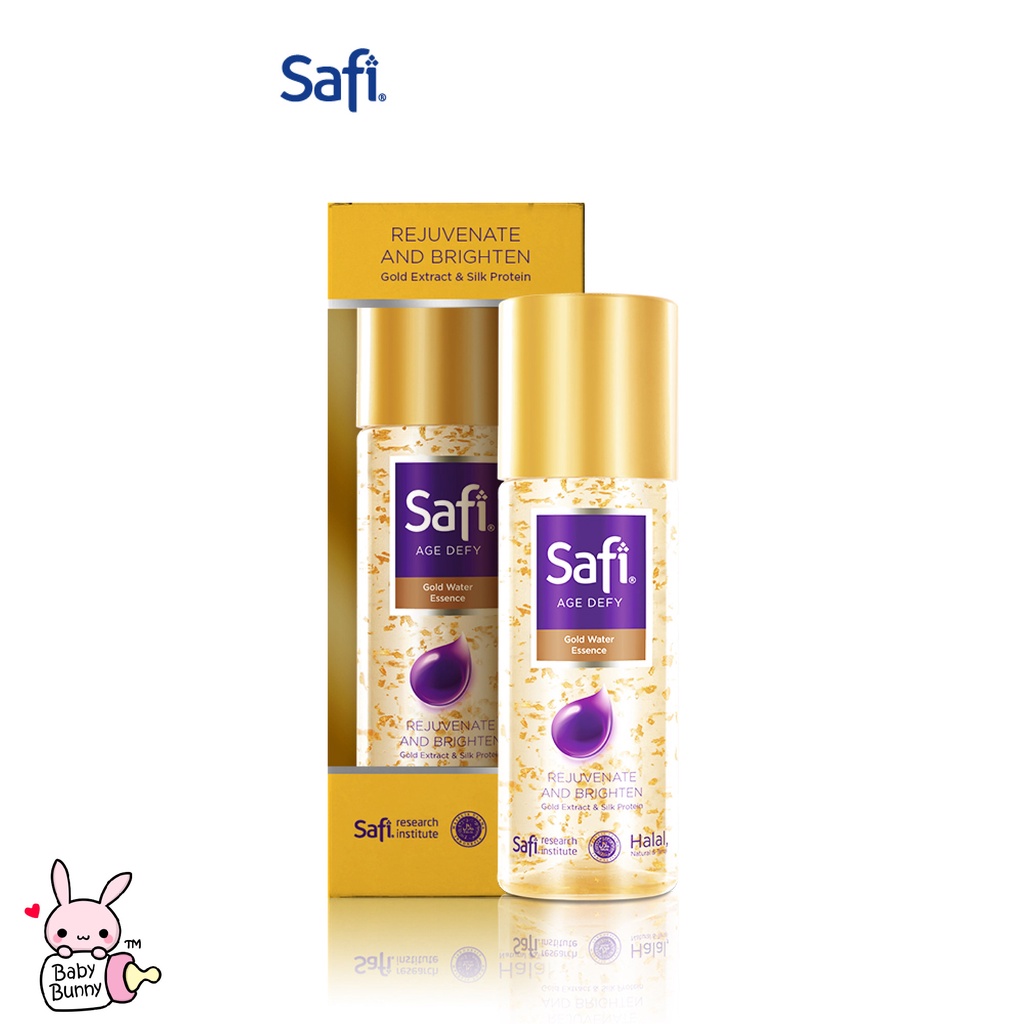 ❤ BELIA ❤ SAFI Age Defy Gold Water Essence 30 | 100 Halal BPOM 30ml 100ml Full size Travel size