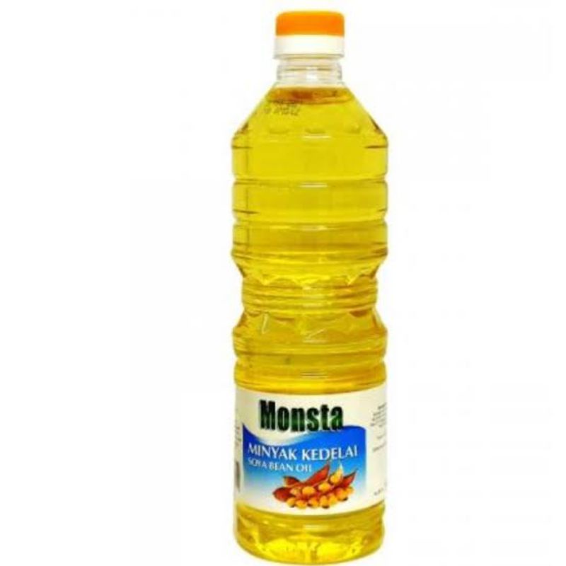 

Monsta soya bean oil 1 liter minyak kacang kedelai murni malaysia