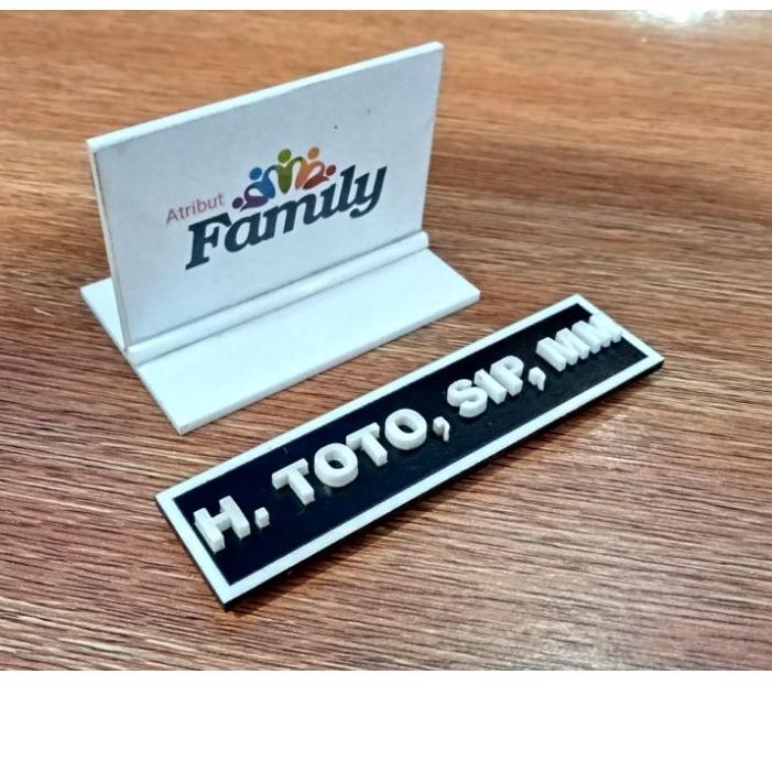 

New! Name Tag Timbul