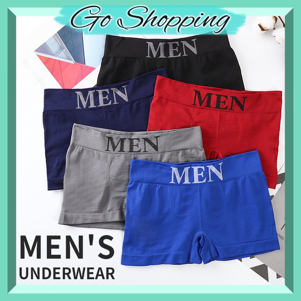 GO! BX559 BOXER PRIA MEN COWOK LELAKI MOTIF DALEMAN CELANA DALAM MURAH IMPORT