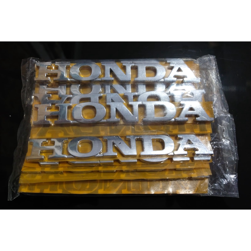 Emblem Logo Tulisan Honda H1 Original