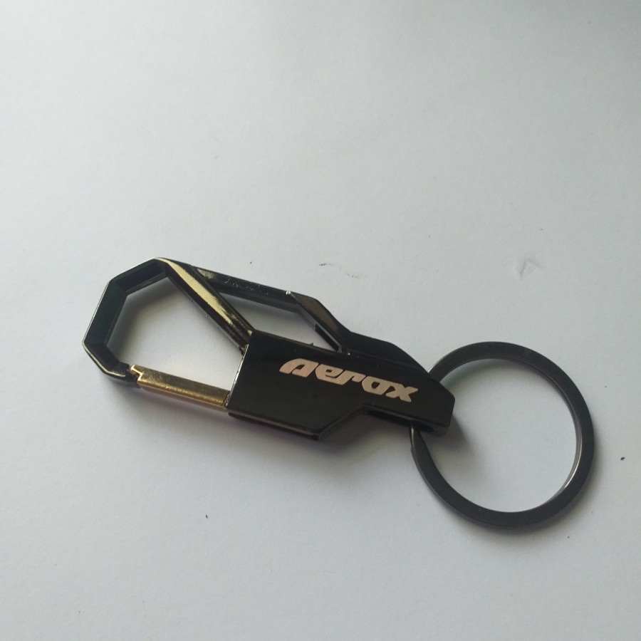 gantungan kunci eksklusif logo NMAX dan AEROX full CNC-3