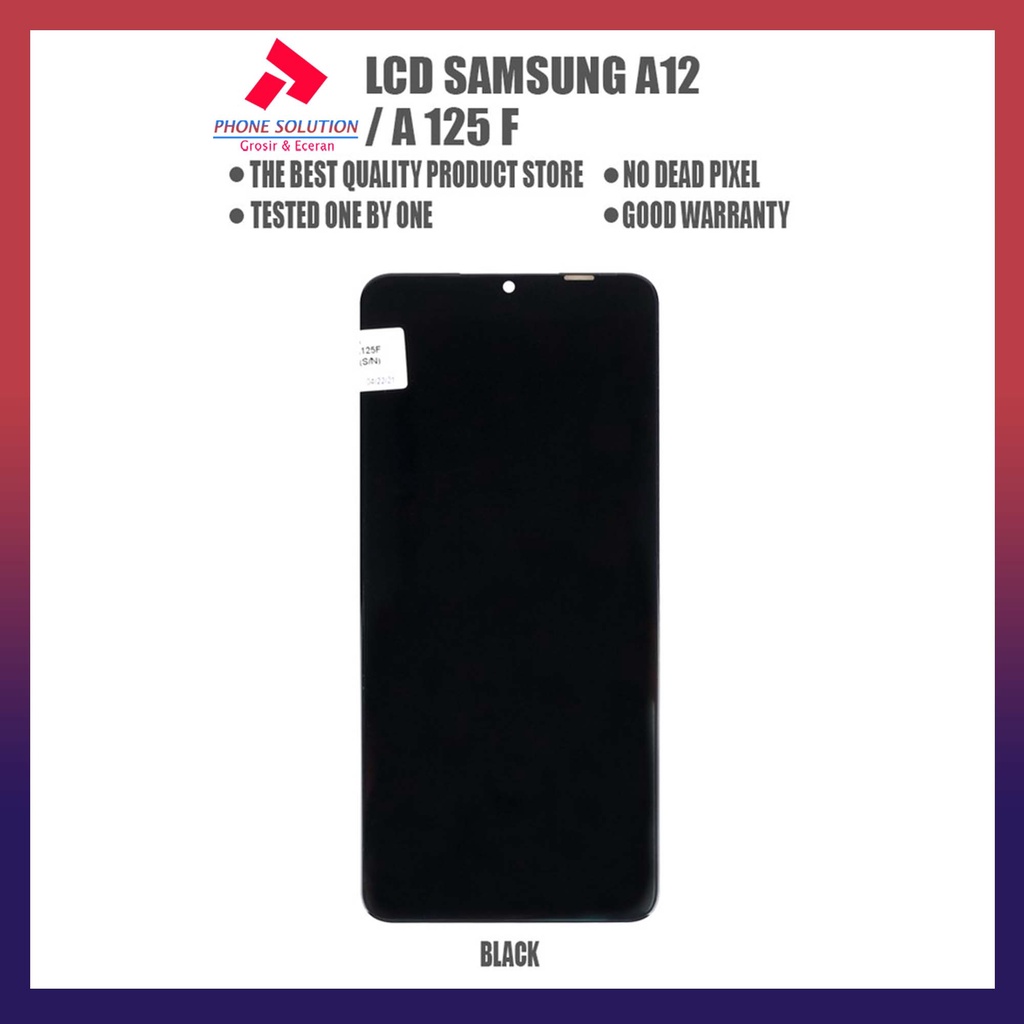 LCD Samsung A12/A12F Fullset Touchscreen Original 100% // Supplier LCD Samsung - Garansi 1 Bulan