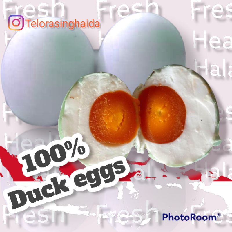 

Telur Telor Asin Bebek Masir Enak Kemasan 10 butir Matang Higenis