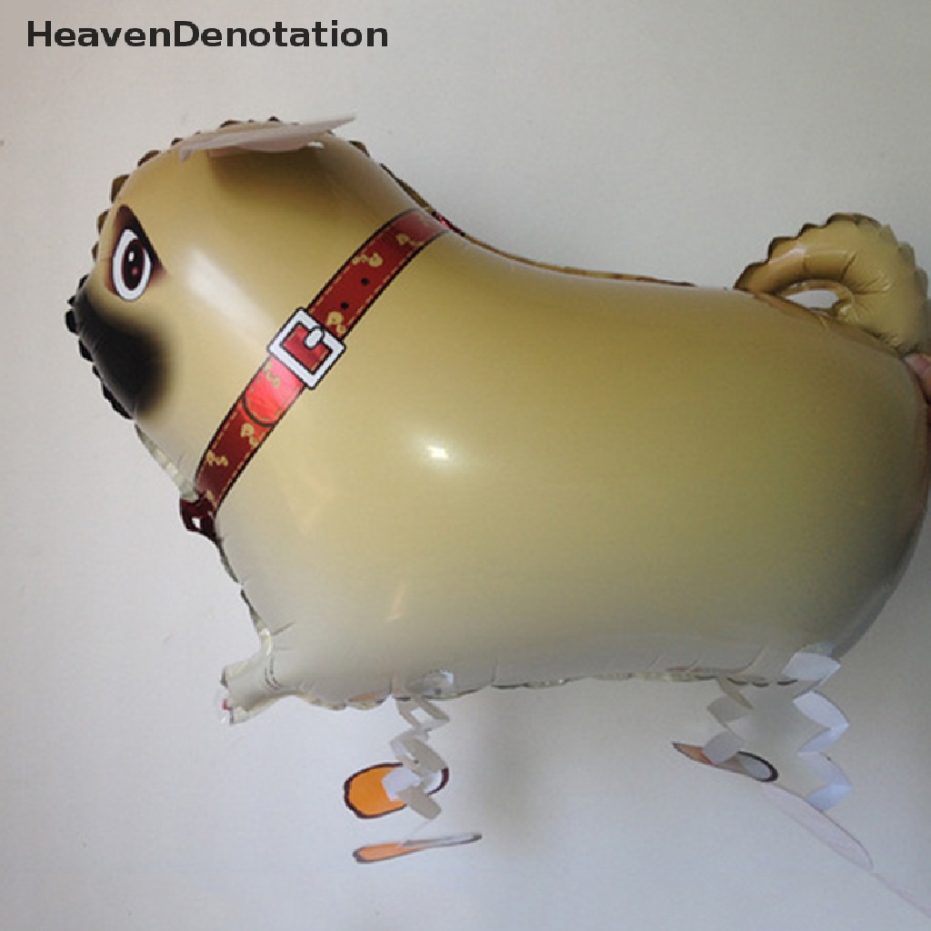 Balon Helium Bentuk Anjing Pug Bahan Aluminum Untuk Mainan Anak