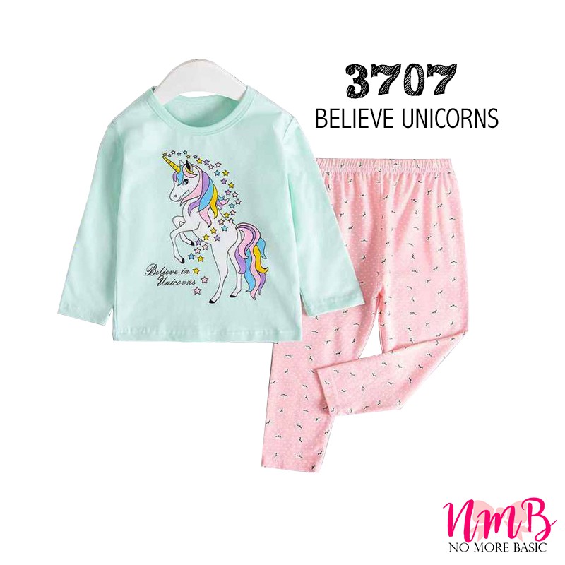 Girls Pajamas Baju Tidur Piyama Anak Cewek Perempuan - Kids Fashion