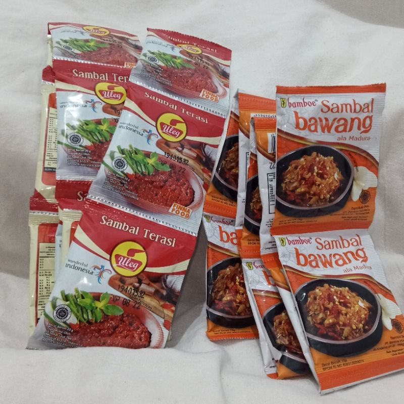 

SAMBAL TERASI FINNA & SAMBAL BAWANG BAMBOE RENTENG