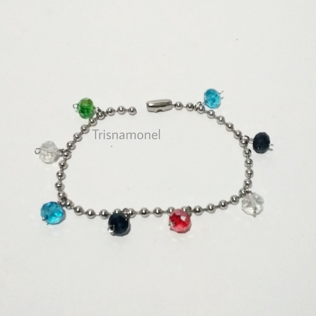 GELANG BOLA MRICA KRISTAL