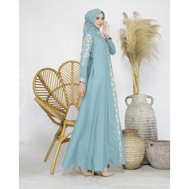 Gamis Toyobo Terbaru 2022 Dress Wanita Terbaru 2022 Fashion Muslim Wanita Kekinian Toyobo Premium Pa