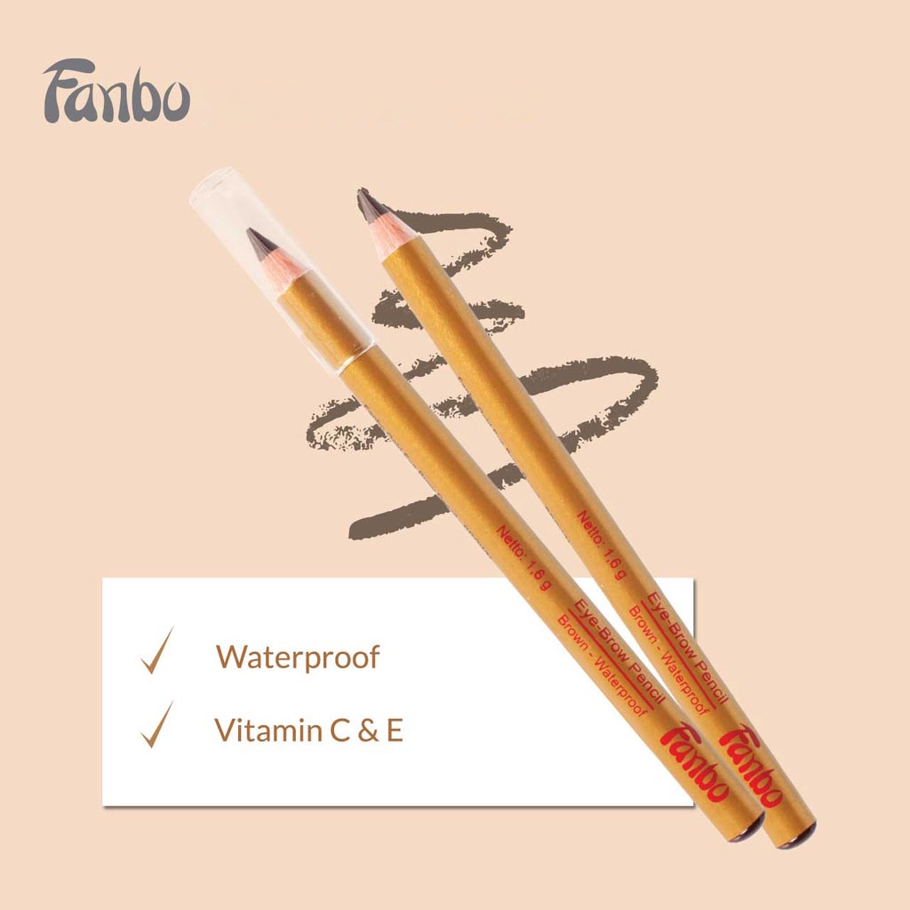 Fanbo Eyebrow Gold / Pensil Alis