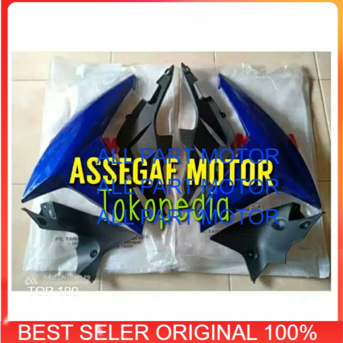 COVER SAYAP TANGKI SET YAMAHA NEW VIXION NVA ADVANCE BIRU ORIGINAL