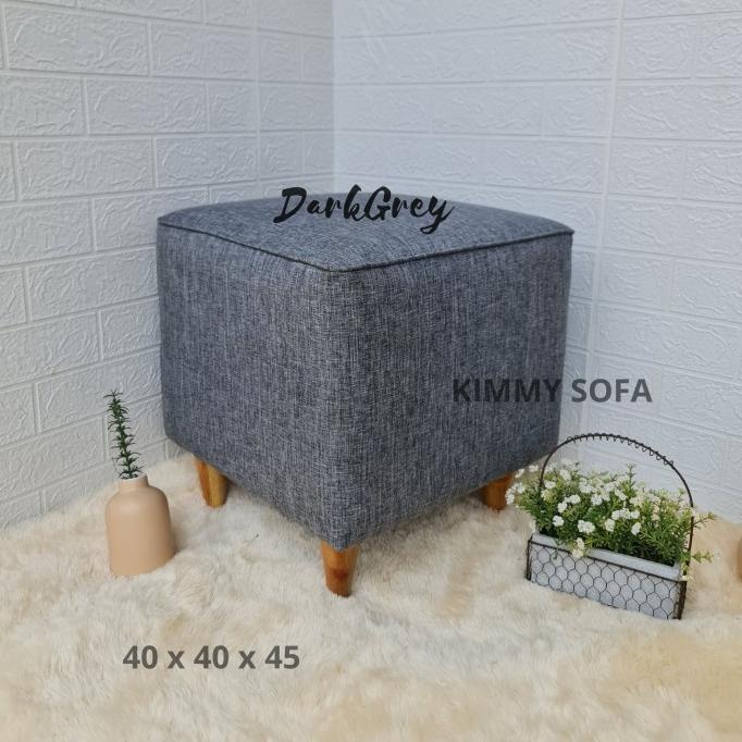 

Kimmy Sofa Puff / Stools / Kursi Meja rias kaki retro bahan canvas