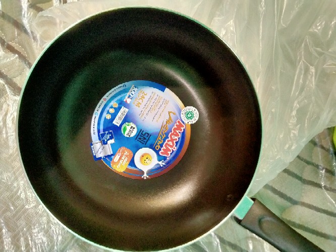 Deep Wok Wajan Panci Teflon Penggorengan Anti Lengket Cekung Maxim Valentino 24 Cm Deep Wok