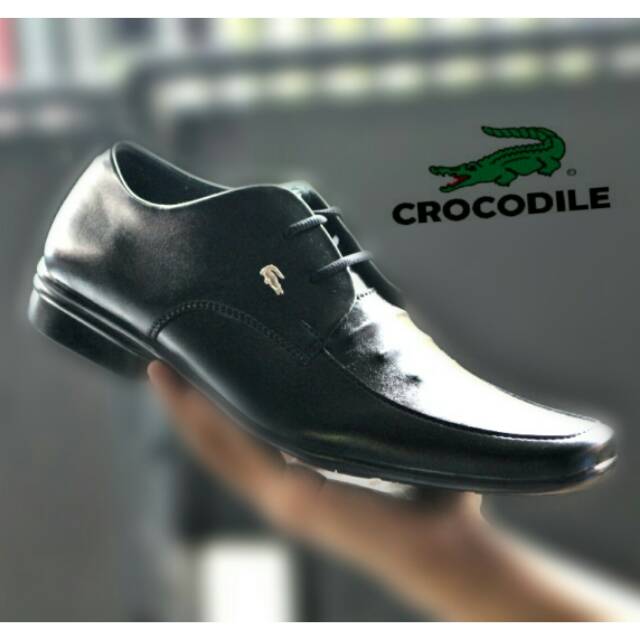 PREMIUM PANTOFEL SEPATU PRIA CROCODILE ITALIAN LEATHER SEPATU KERJA FORMAL