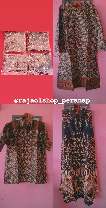 Atasan Batik Couple Modern Motif Mataram