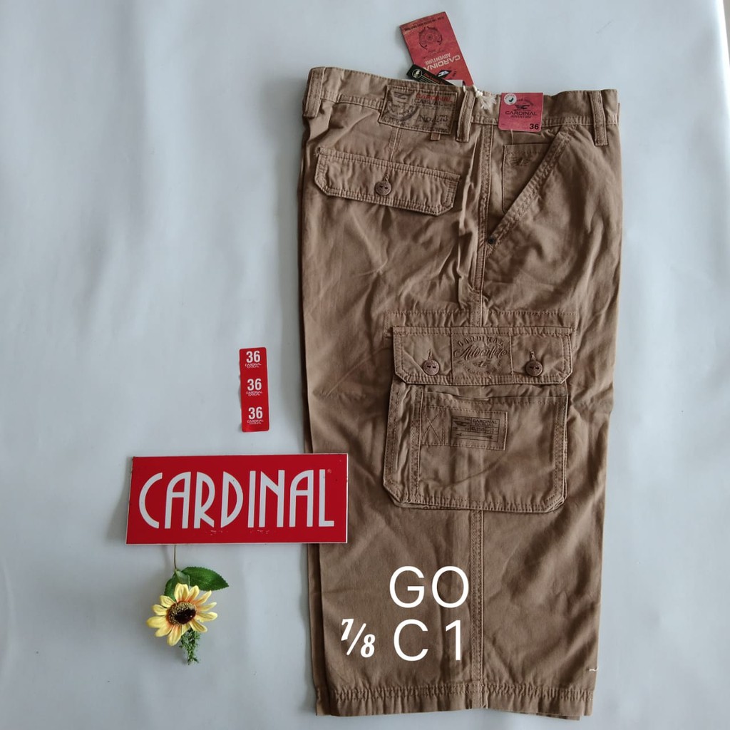 gof 36-KPL CARDINAL KEMPOL CASUAL Celana Pendek Cowok Celana Kempol Fashion Pria Brand Kekinian