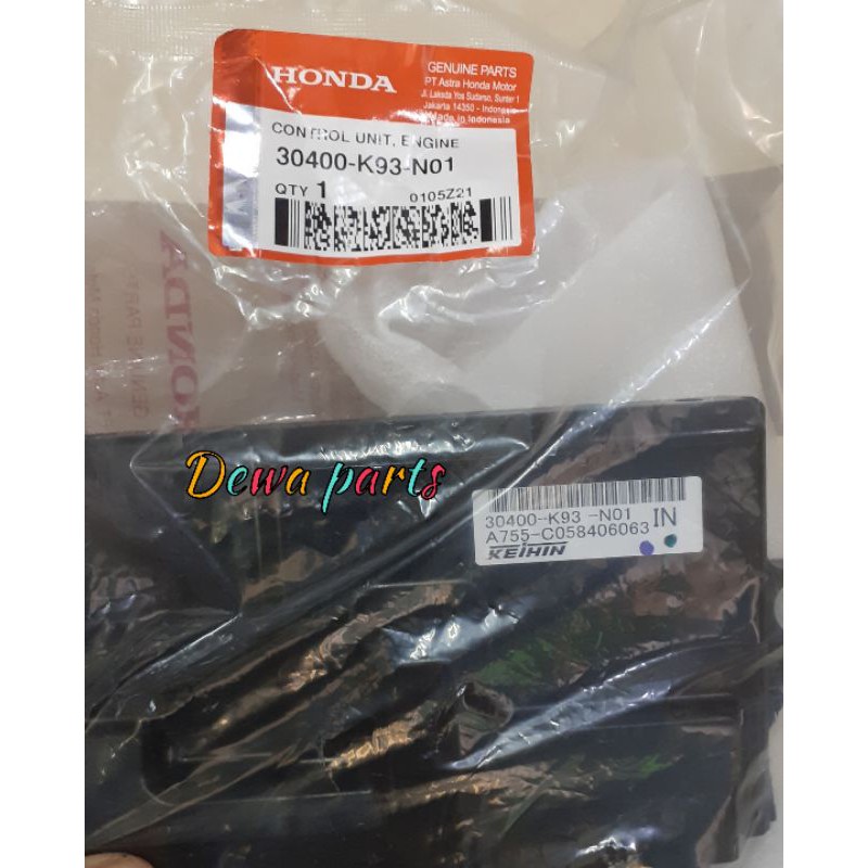 ecu ecm scoopy esp k93 30400K93N01. original ahm