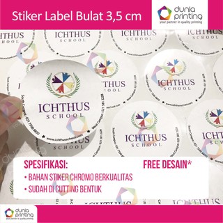 Cetak Stiker Label Produk Kemasan A3 Stiker Cromo Cutting Lebaran Stiker Toples Lebaran Shopee Indonesia