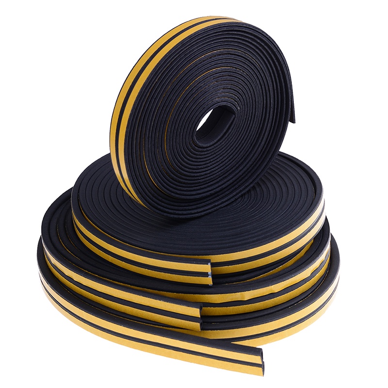 10m Karet Foam Seal Strip Roll Untuk Pintu