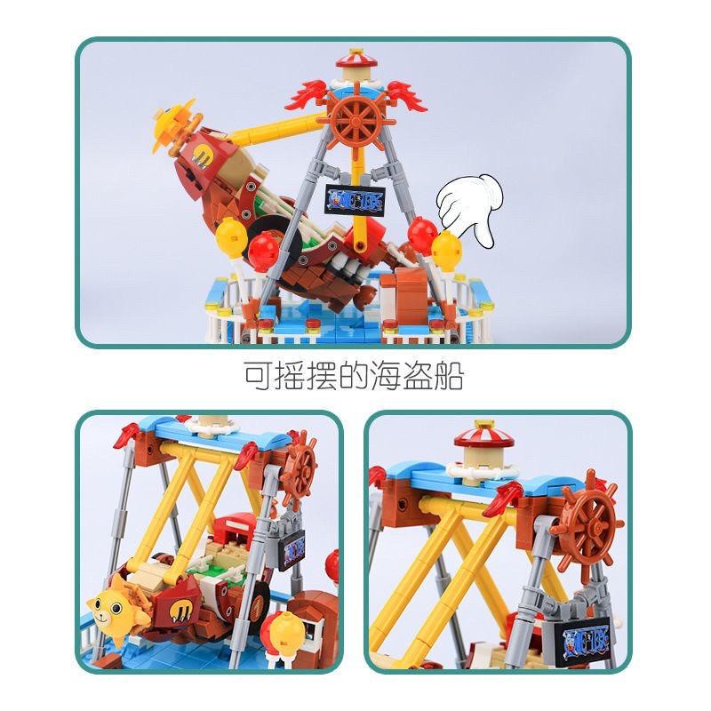 [MS]Mainan Balok Susun Taman Bermain Anak Anak/ Balok susun Theme Park 4 Varian