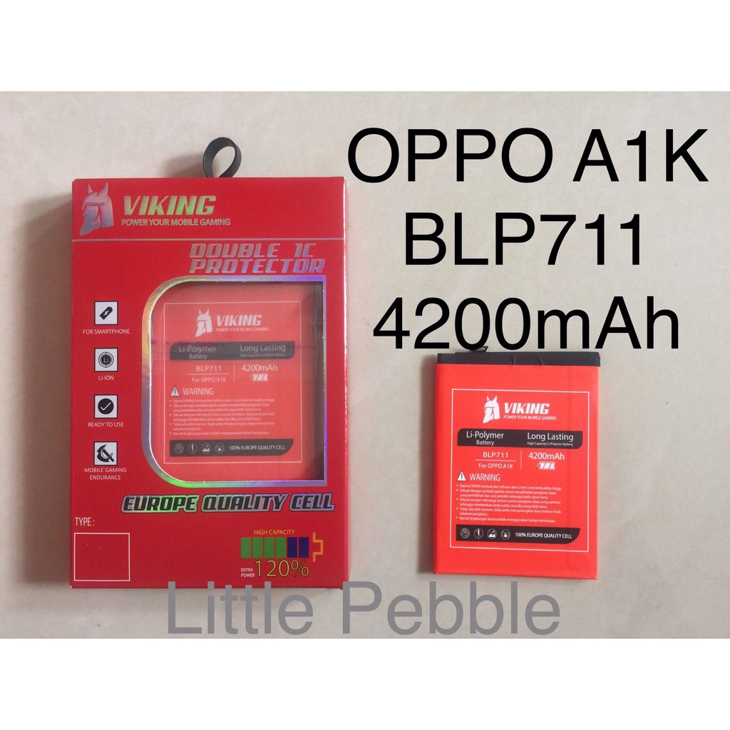 Baterai Viking BLP-711 BLP711 Oppo A1K Double Power - Batre Batere