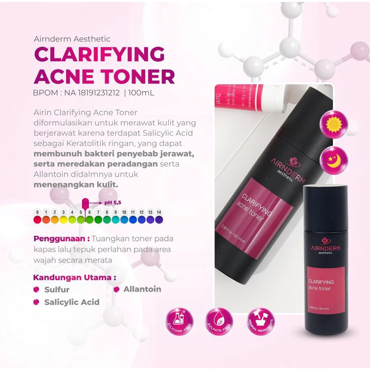 Airnderm Aesthetic Paket Acne Action FREE POUCH (by AIRIN BEAUTY)-2