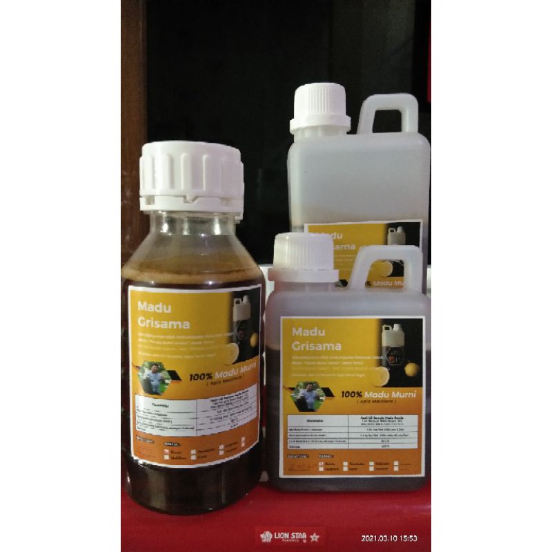 

Madu Murni Grisama 1 Kg nektar Randu