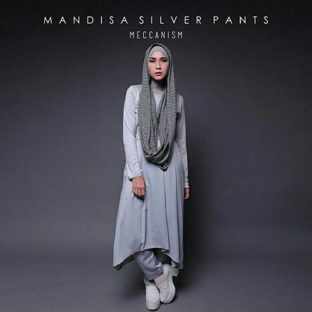 (NEW) Mandisa Silver Pants Meccanism by Zaskia Mecca