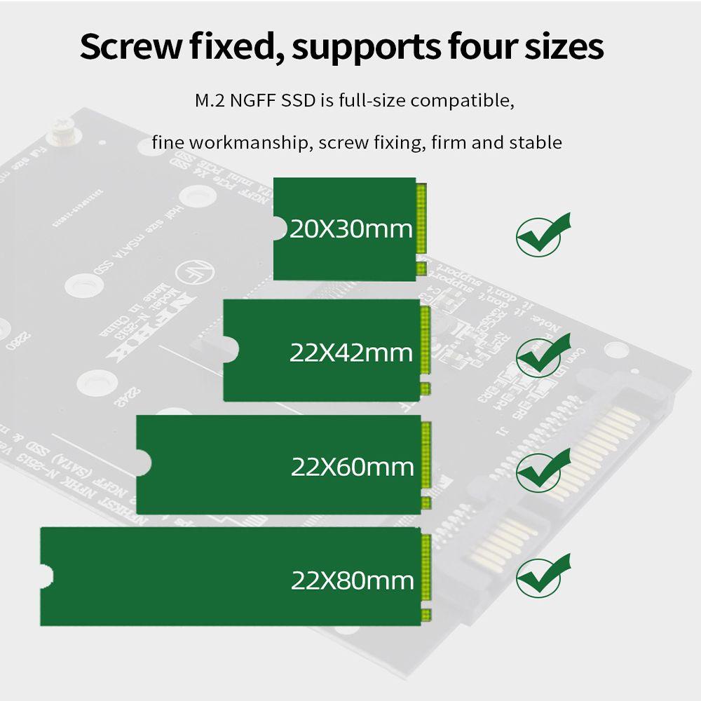 Plat Adaptor Atas 6.0Gbps Adapter Board 2.5 inch Converter Card