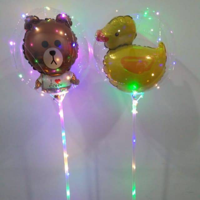 Balon lampu led karakter