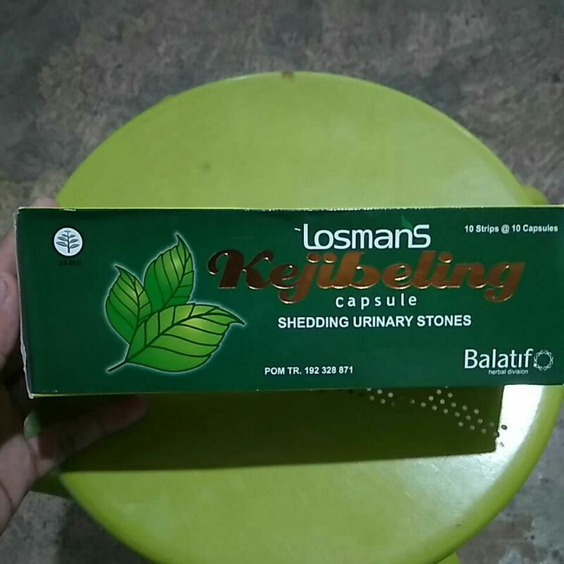 KEJIBELING KAPSUL (Obat Penghancur Batu Ginjal, Saluran Kemih, Pelancar BAK)