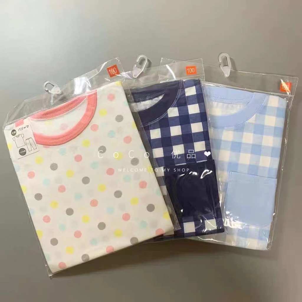 PIYAMA SETELAN SET ANAK BAJU TIDUR ANAK PEREMPUAN LAKI LAKI SUPER SOFT UNIQLO