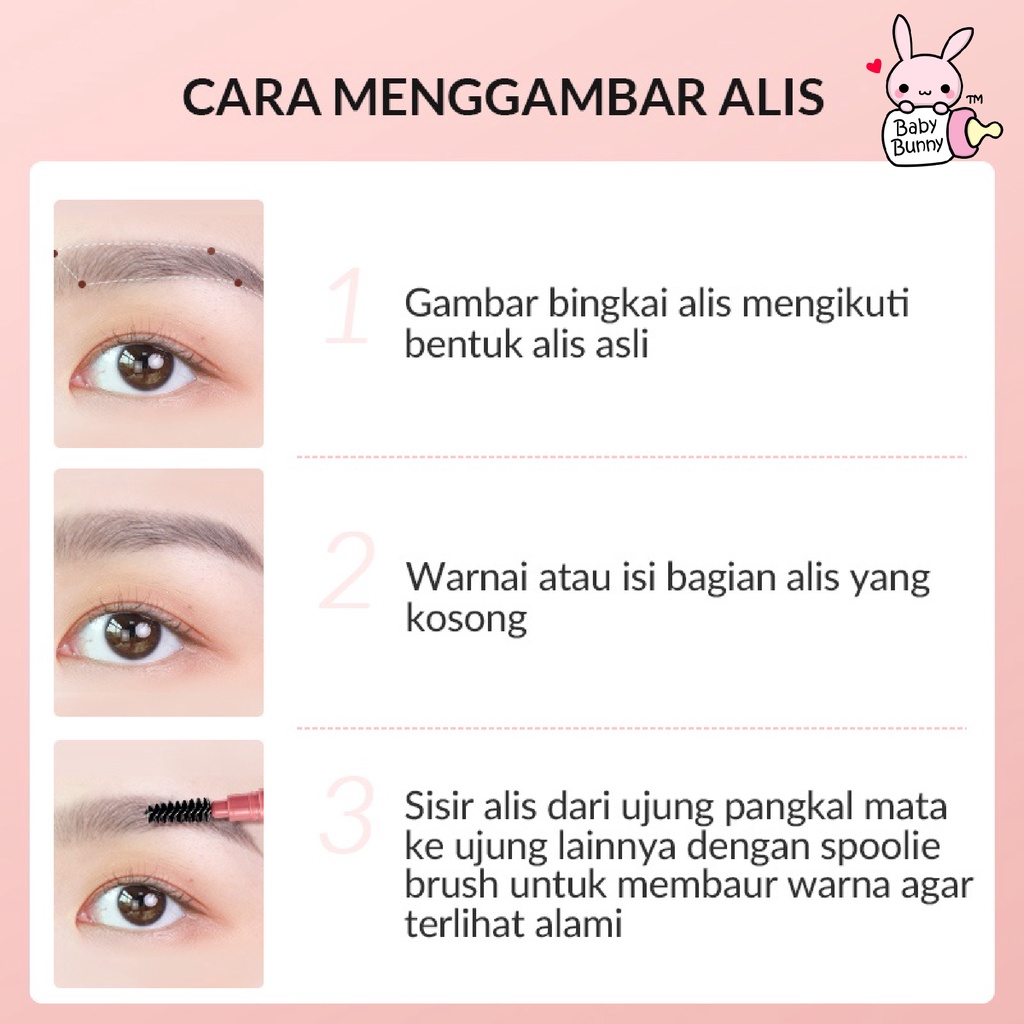 ❤ BELIA ❤ COLORKEY x BIOAQUA Fine Brow Sclupting Pencil Pensil Alis Waterproof Eyebrow Pencil Alis 3 Colours Tahan Air dan Keringat  | BPOM