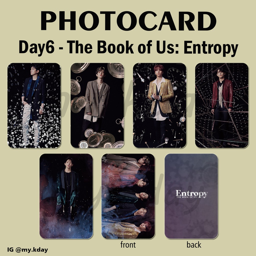 PC-0089, Unofficial Photocard Day6 The Book of Us: Entropy 2 sisi