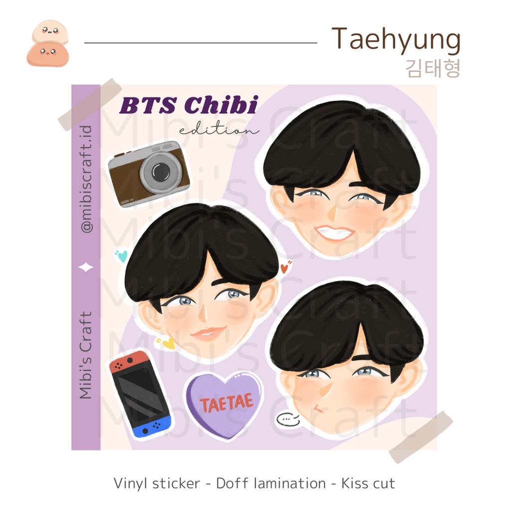[Sticker BTS] BTS Chibi edition - V