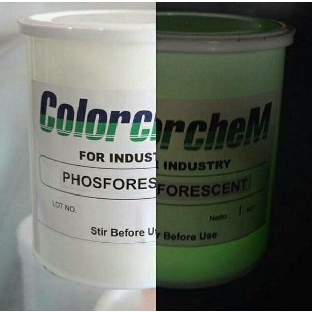 #@#@#@#@] Bubuk Fosfor / Glow In The Dark Powder / Phosphor Green 1kg
