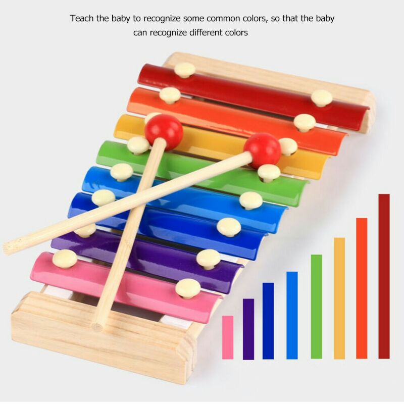 FoxMind mainan Anak Xylophone Beat Instrument Children Toy - Multi Color