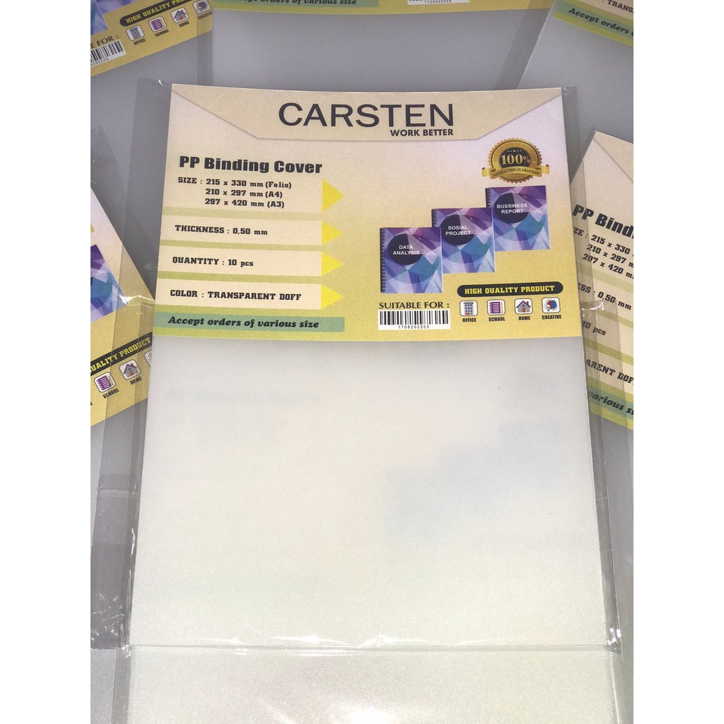

RB Cover mika Doff 0.50mm A4 isi 10lembar