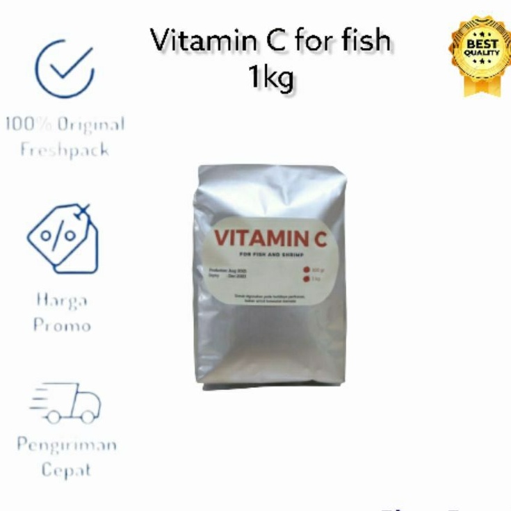 VITAMIN C 1 KG FOR FISH AND SHRIMP VITAMIN UNTUK IKAN DAN UDANG