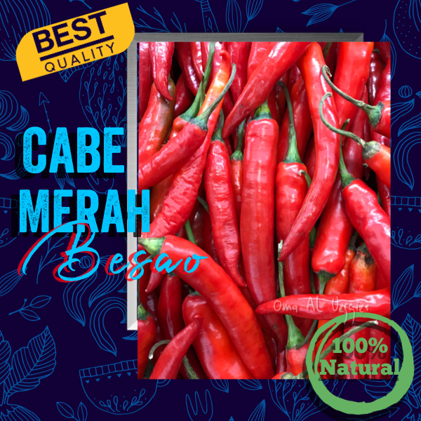 

CABE / CABAI MERAH BESAR / RED PEPPER Per 100 gram SAYURAN SEGAR