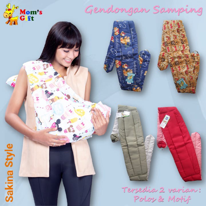 Mom’s Gift | Gendongan Kain Bayi Samping / Gendongan Ring Sling Balita Bahan Katun COD Sakina Style