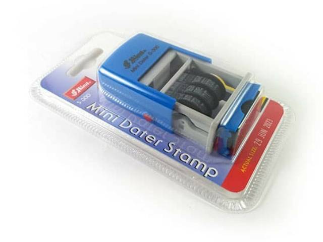 

tyvf Stempel Tanggal / Dater Otomatis Shiny S300 S 300 ( Mini Dater Stamp )