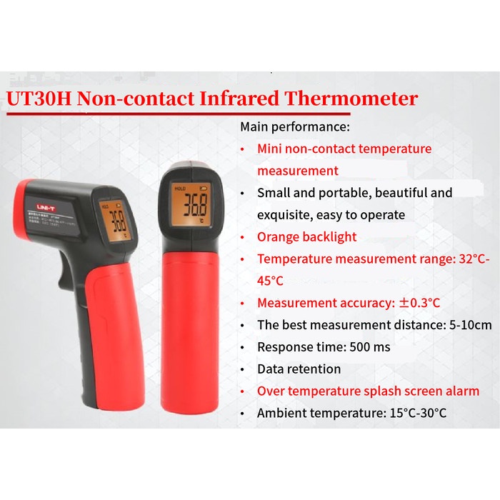 [SALE] UT30H Non-contact Infrared Thermometer (corona virus detector)