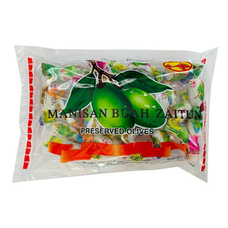 

Hai wan Qiao preserved olive [ Manisan Buah Tanpa Biji] 250gr