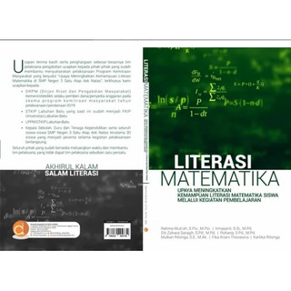 Jual Buku Literasi Matematika Upaya Meningkatkan Kemampuan Literasi ...