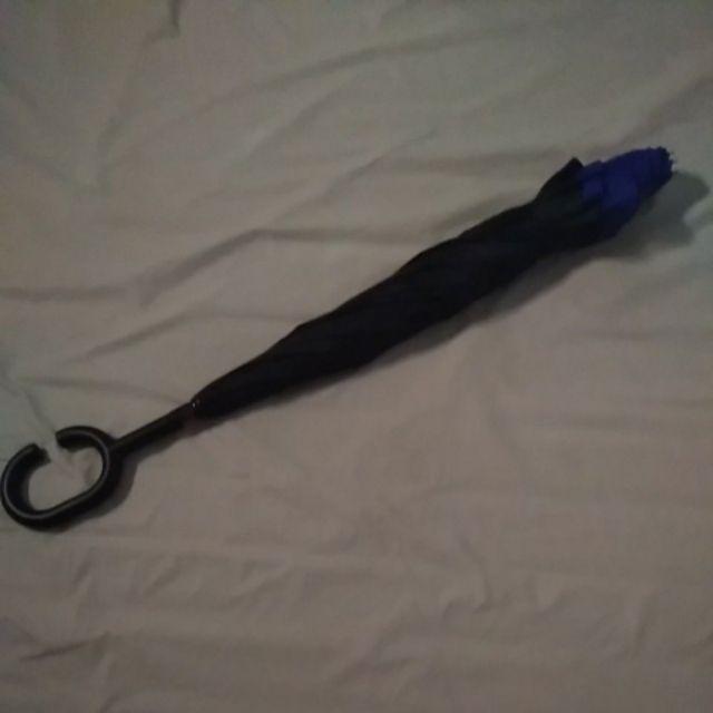 Payung Terbalik Kazbrella 2nd Generation Tombol Merah Non Sarung